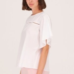 Harshman Los Angelos Elegant White Women's Top